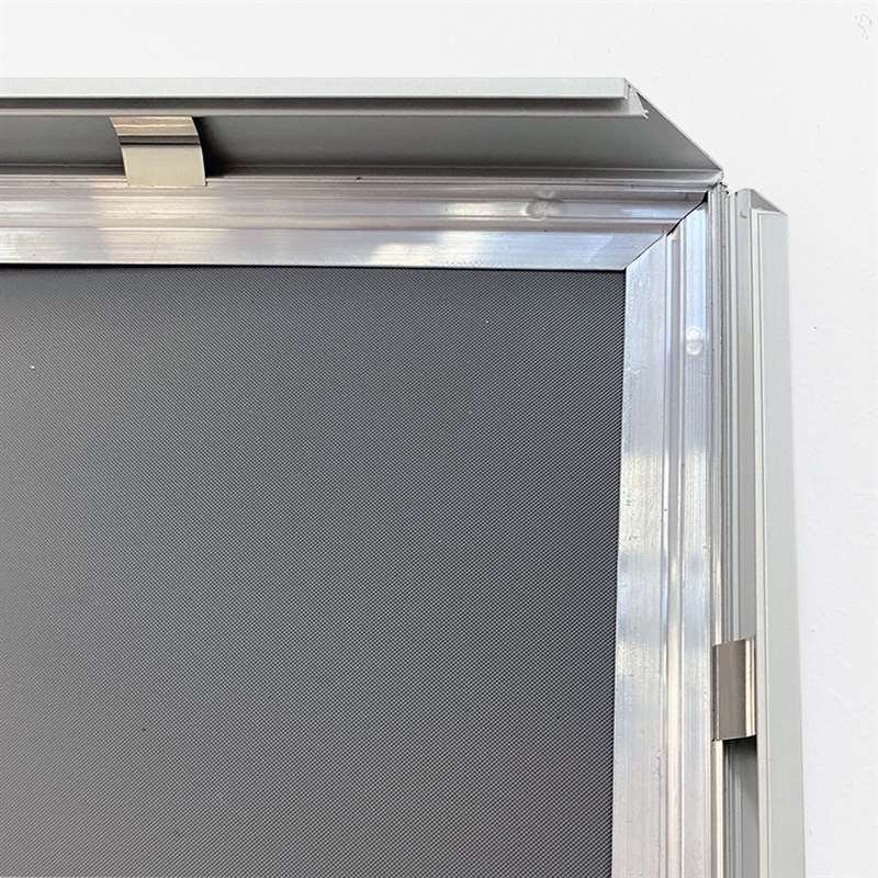 Alu snap frame, silver, 20 mm flat profile, 50 x 70 cm
