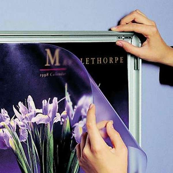 Alu snap frame, 30 mm, A4, silver