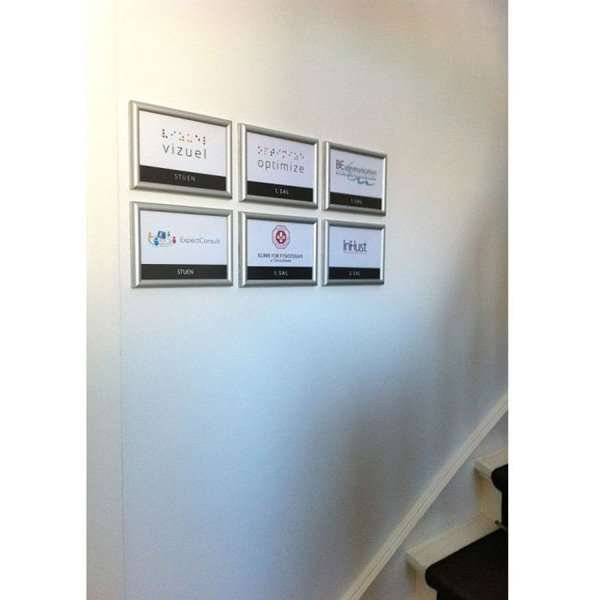 Alu snap frame 15 mm, 70 x 100, silver