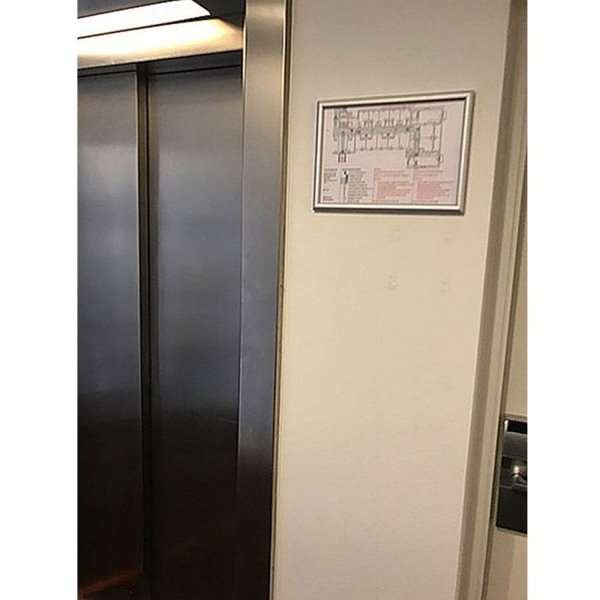 Alu snap frame 15 mm, 50 x 70, silver