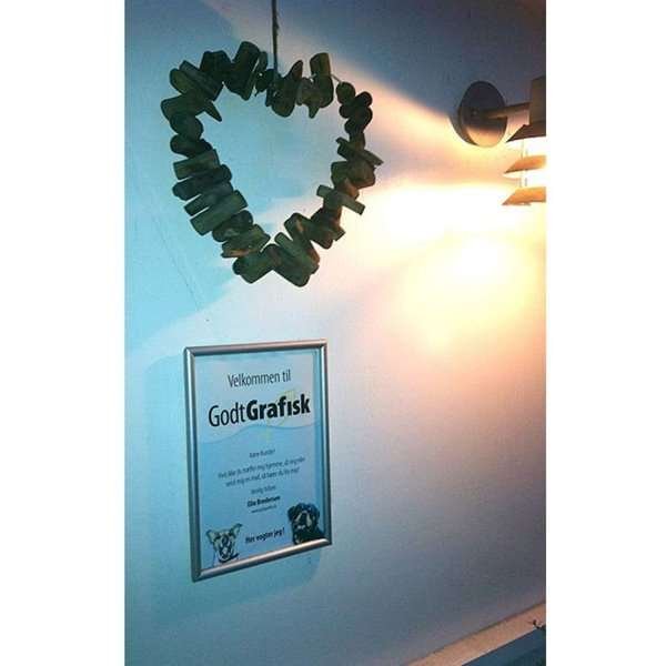 Alu snap frame 15 mm, 50 x 70, silver