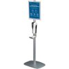 Mini Multi Stand with Liquid alcohol dispenser, holder with Tray and  Snap Frame A4 #1