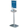 Mini Multi Stand with A4 Snap Frame and round shelf #1