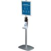 Aluminum info stand with 25 mm alu
snap-frame for A4 poster and 500 m. dispenser #1