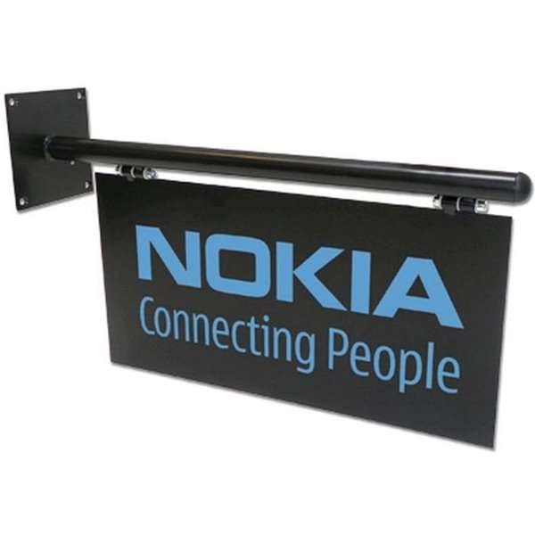 Hang Sign Basic, black hanging wall sign