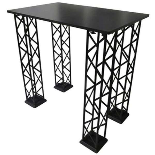 Crown Truss Counter, Rectangle, small, black desk