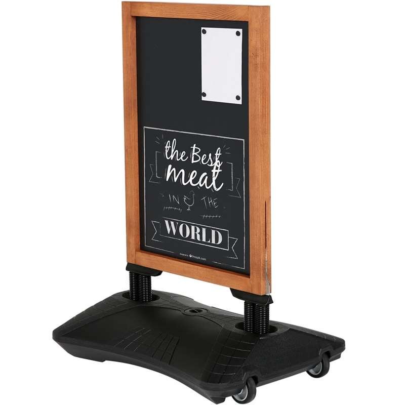 Wooden Wind-Sign Waterbase with Steel Board