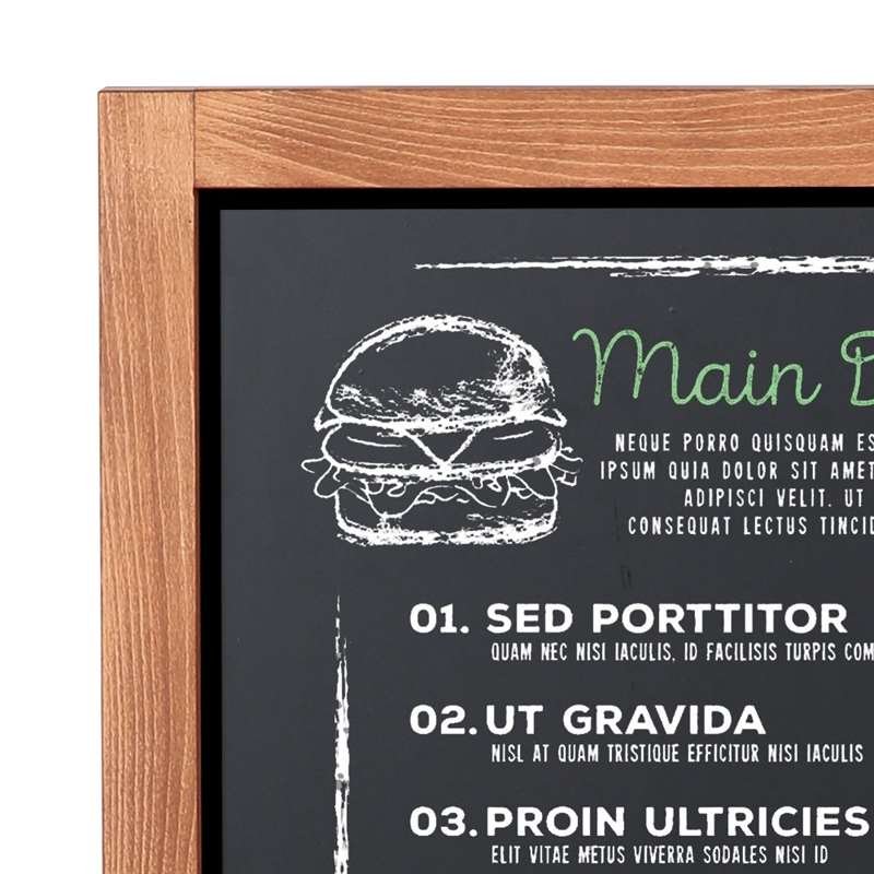 Wooden Wind-Sign Waterbase with Steel Board