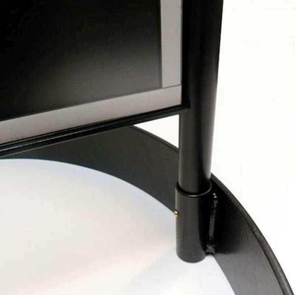 Gotik Circle Pavement Board, black, 50 x 70 cm