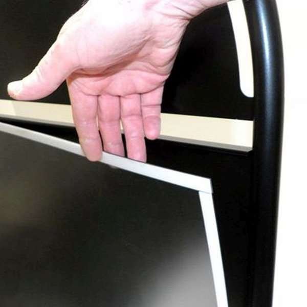 Gotik Circle Pavement Board, black, 50 x 70 cm