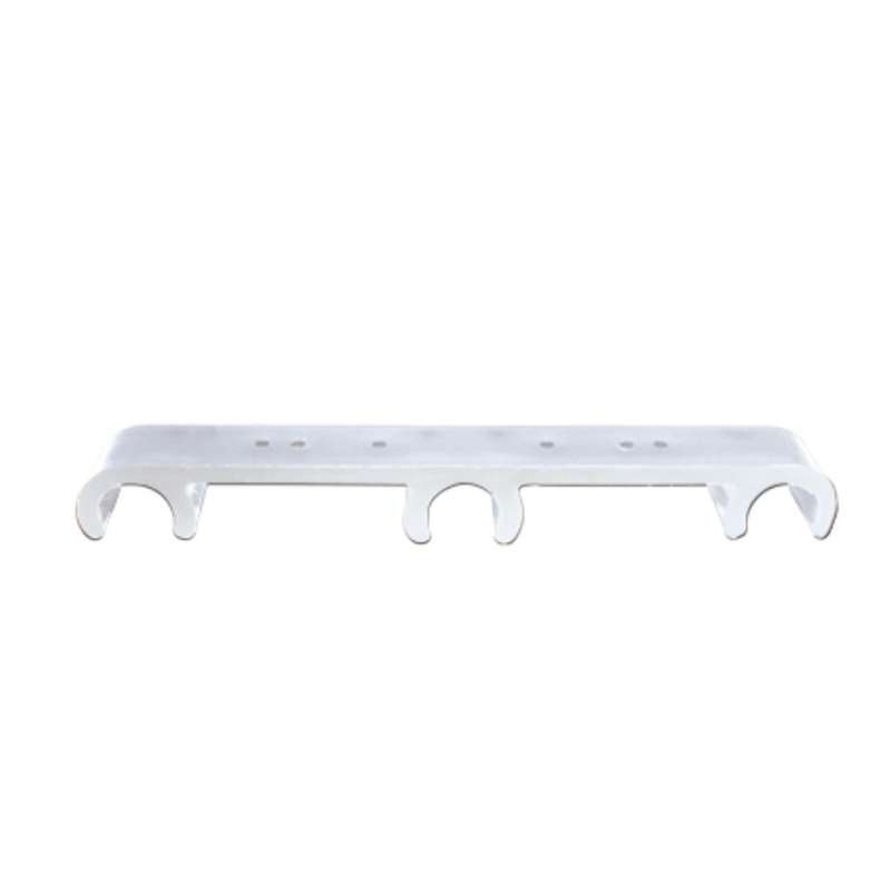 Clip-on Fitting, white, for Crown Truss 15 (acrylic holder & top plate)