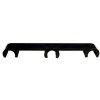 Clip-on Fitting, black, for Crown Truss 15 (acrylic holders & top plates) #1
