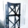 Crown Truss Single Banner, 15 x 15 cm, black exhibition wall #14