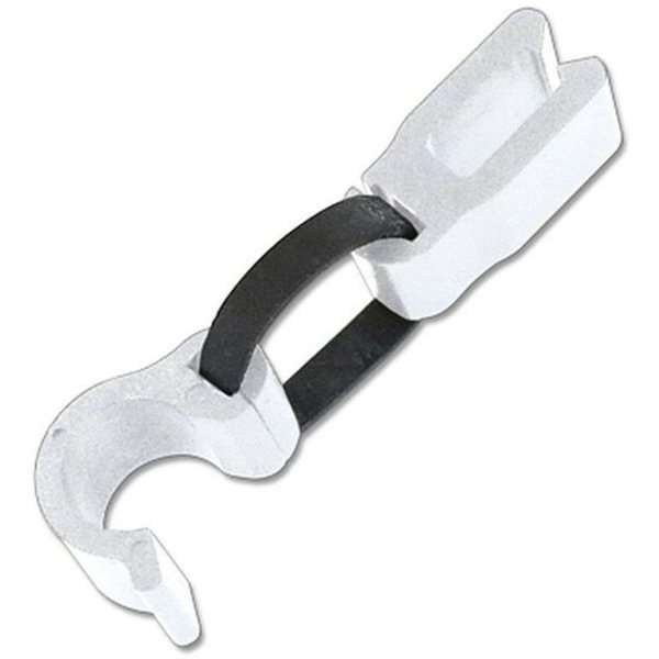 Bottom Clips, for Crown Truss 15 banner, white