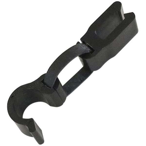 Bottom Clips, for Crown Truss 15 banner, black