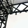 Crown Truss Single Banner, 15 x 15 cm, black exhibition wall #20