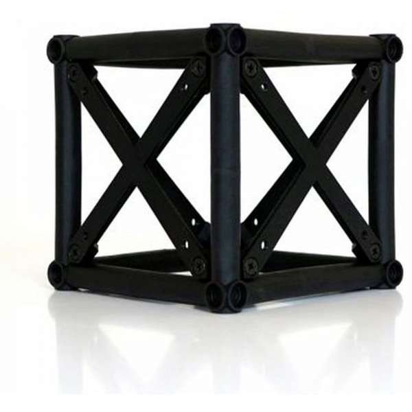 Crown Truss Single Banner, 15 x 15 cm, black exhibition wall #12