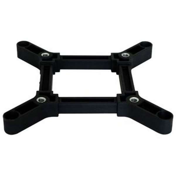 Crown Truss Single Banner, 15 x 15 cm, black exhibition wall #11
