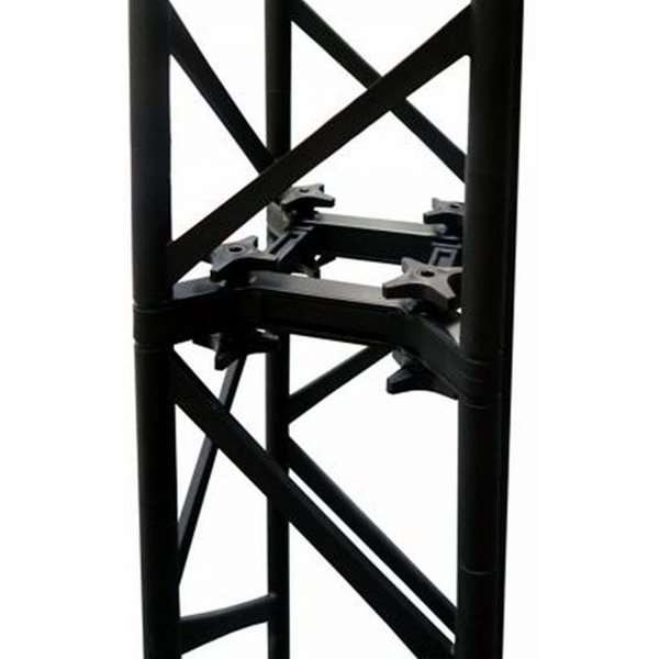 Crown Truss Single Banner, 15 x 15 cm, black exhibition wall #4