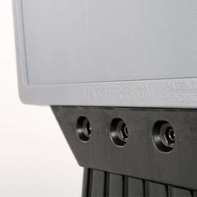 Plast Board with Foot, pavement board, black/grey