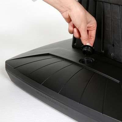 Plast Board with Foot, pavement board, black/grey