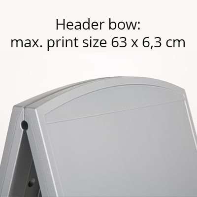 Compact Plast A-board, mini, yellow