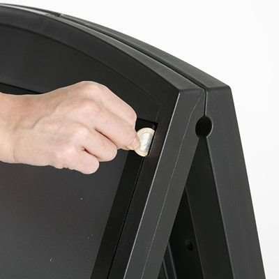 Compact Plast A-board, black, A1