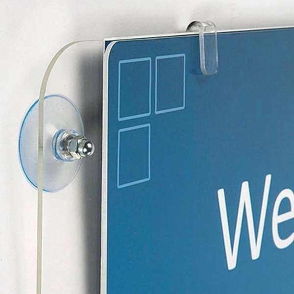 Window Frame with suction cup, vertical acrylic A3 #2