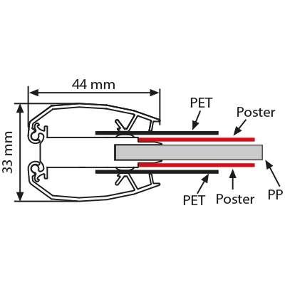Wind-Line Basic Pavement Board, silver, A1 #3