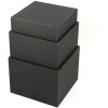 Nesting Boxes x 3 - black #3