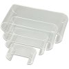 Nesting Shelves Rounded x 4, clear acrylic #3
