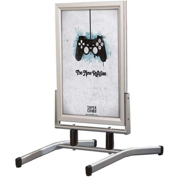 Wind-Line Lux Pavement Board, silver, 70 x 100 cm