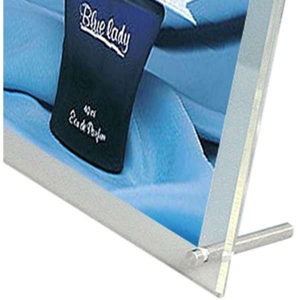 Menuholder with Legs, acrylic  /alu, M65