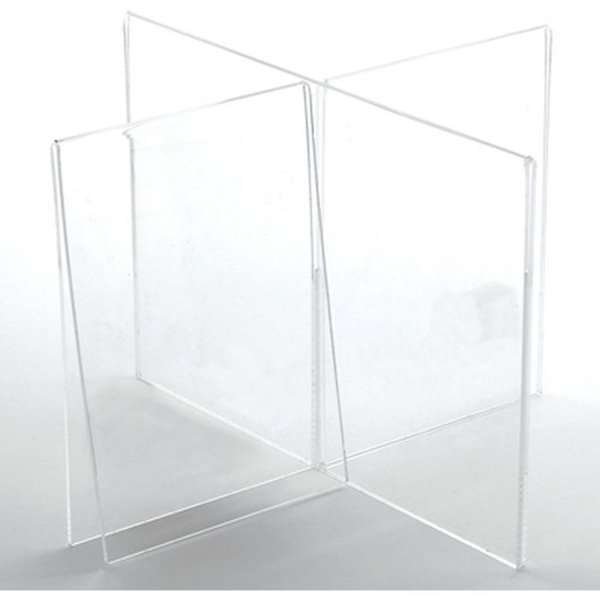 Cross Menuholder x 4, acrylic. 8 x A6