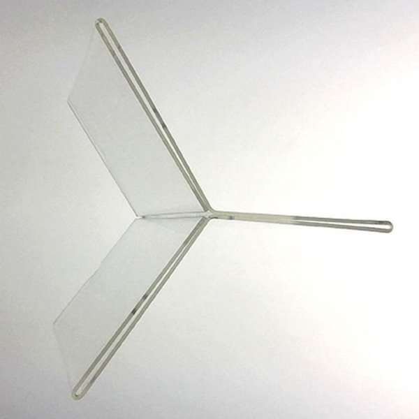 Cross Menuholder x 3, acrylic, 6 x M65