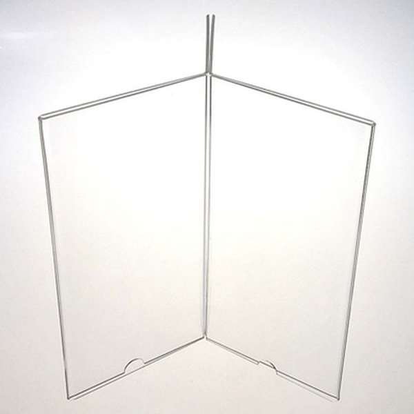 Cross Menuholder x 3, acrylic, 6 x M65