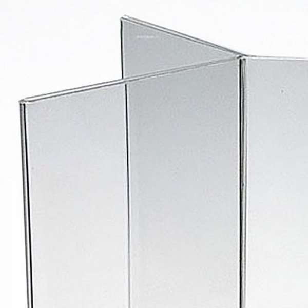 Cross Menuholder x 3, acrylic, 6 x M65