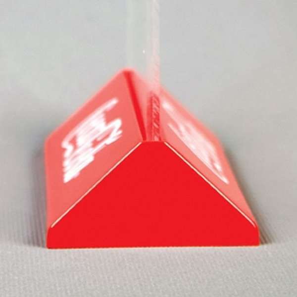 Pyramid Menuholder, vertical, A5, red base