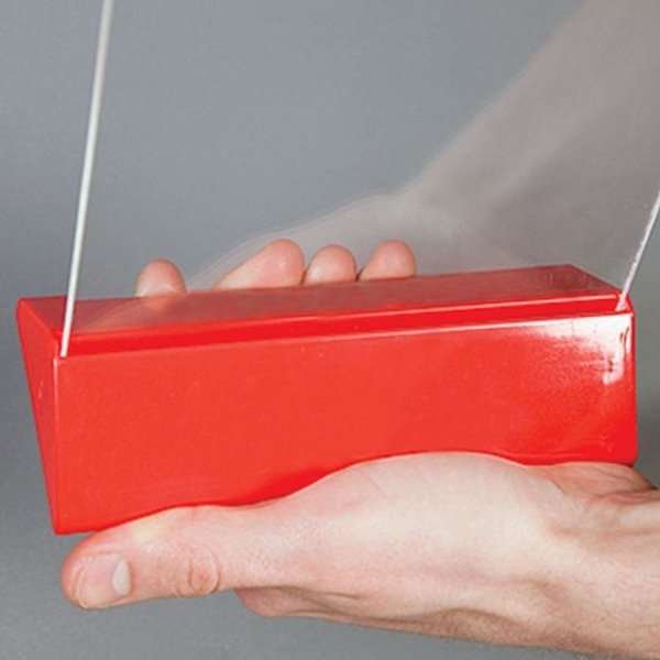 Pyramid Menuholder, vertical, A5, red base