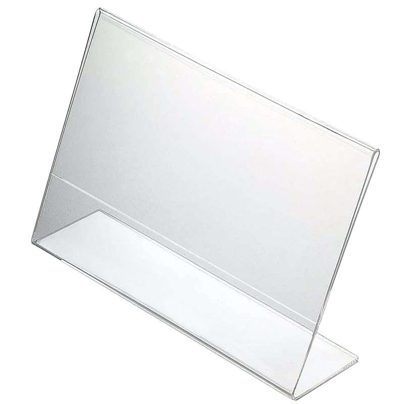 ACRYLIC L MENU HOLDER Horizontal A4