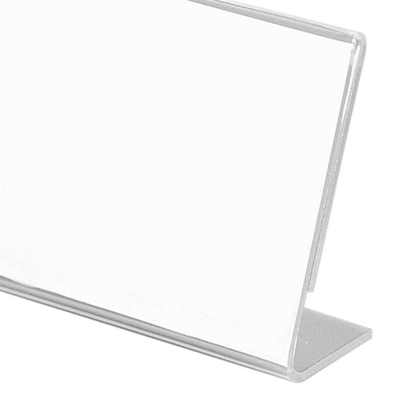 ACRYLIC L MENU HOLDER Horizontal A4
