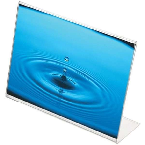 ACRYLIC L MENU HOLDER Horizontal A4
