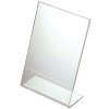 L-Menuholder, vertical A4 acrylic display #4