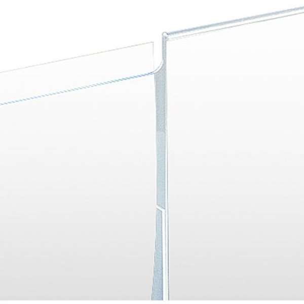 Menuholder Double A4, acrylic, with A4 holder