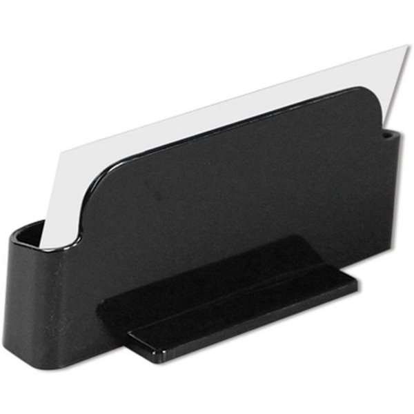 Business Card holder  - rounded -  horizontal - black