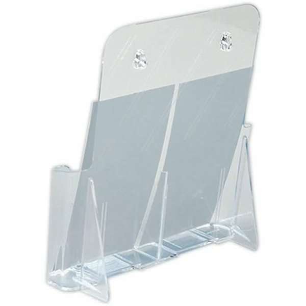 Table & Wall Dispenser, 2 x M65, side-by-side acrylic holder