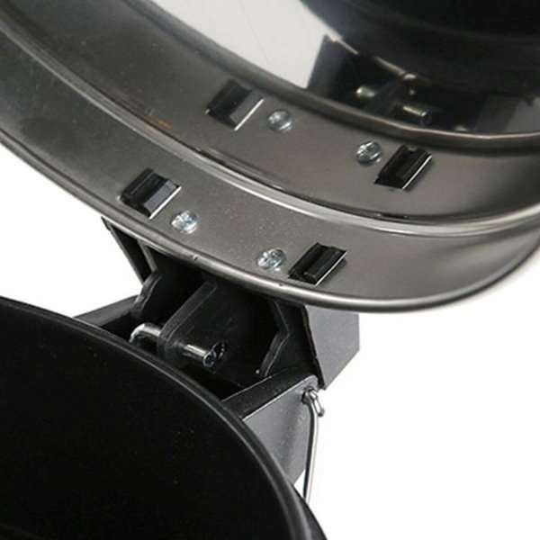 Pedal Trash Can, 20 L - Silver