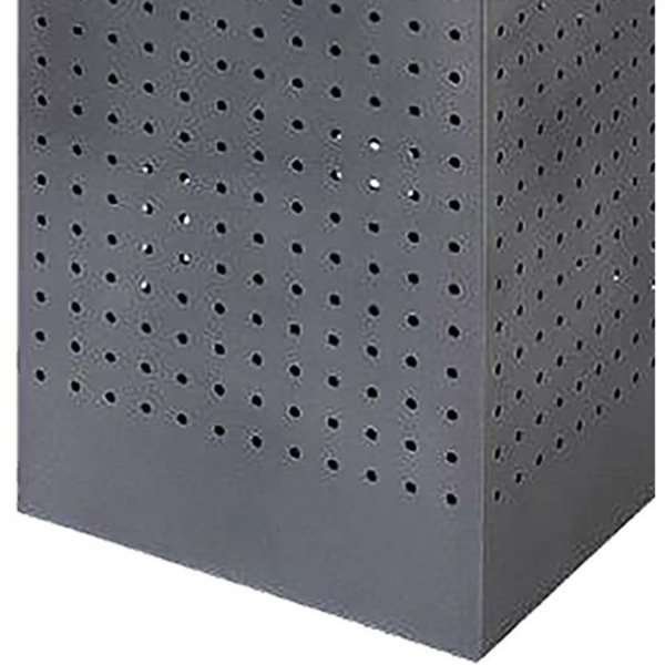 Waste Bin Stylish, RAL 9007, maxi 120 L