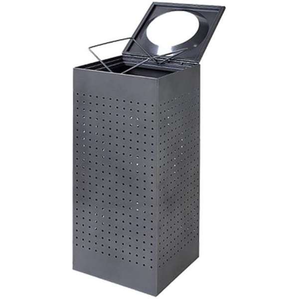 Waste Bin Stylish, RAL 9007, maxi 120 L