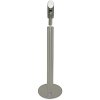 Cigarette Bin Pole, grey laquered, for outdoor use #4